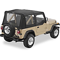 51120-15 Soft Top - Without Frame (Requires Factory Frame) Black Denim