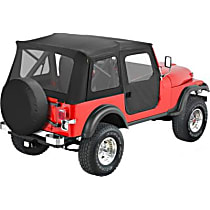 51597-01 Supertop Black Soft Top - With Frame (Frame Included)