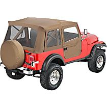 51597-04 Supertop Tan Soft Top - With Frame (Frame Included)