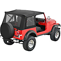 51599-01 Supertop Black Soft Top - With Frame (Frame Included)
