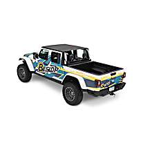 52615-35 Header Extended Safari Cable Style Bikini Top Series Soft Top - Without Frame (Requires Factory Frame) Black diamond