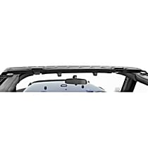 55013-01 Windshield Channel Header - Black, Steel, Direct Fit, Kit