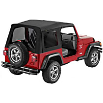 55629-15 Soft Top Fabric - Black denim, Sold individually