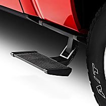 75520-15 Bumper Step - Textured Black, Aluminum Alloy, Direct Fit, Sold individually