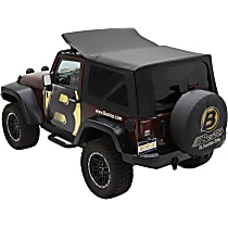 79136-35 Replace-A-Top Black Soft Top - Without Frame (Requires Factory Frame)