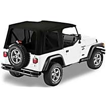 79139-01 Soft Top - Without Frame (Requires Factory Frame) Black