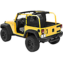 80031-35 Wind Screen - Black diamond, Dual-layer poly-cotton vinyl, Direct Fit, Sold individually