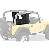 80035-35 Wind Screen - Black diamond, Dual-layer poly-cotton vinyl, Direct Fit, Sold individually