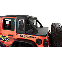 80103-35 Halftop Series Soft Top - With Frame (Frame Included) Black diamond