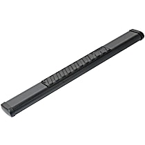 DZ16101 6 in. Oval Series Running Boards - Powdercoated Textured Black, Set of 2