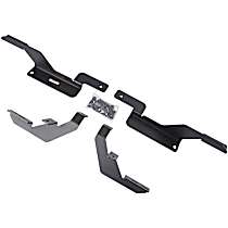 DZ16275 Running Board Mounting Kit - Black, Steel, Custom Fit, Kit
