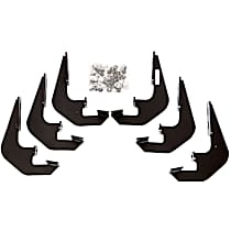 DZ16319 Running Board Mounting Kit - Powdercoated Textured Black, Steel, Direct Fit, Kit