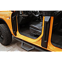 DZ4619 Hinge Cover - Black, ABS Plastic, Direct Fit
