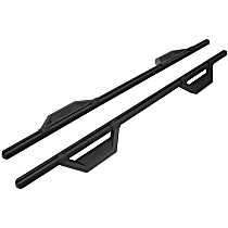 Nerf Bars, Extended Cab Pickup, Black, Cab Length, Set of 2, Hex Series - 