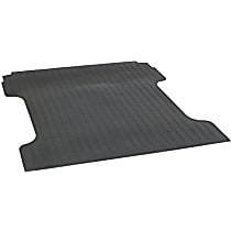 DZ87009 Bed Mat - Black, Rubber, Flat Bed Mat, Direct Fit, Sold individually