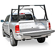 DZ951550 Truck Bed Rack - Powdercoated Textured Black, Aluminum, Direct Fit, Set of 2