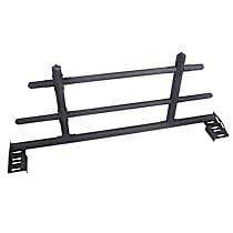 DZ95250TB Hex Series Headache Rack, Textured Black, Sold individually
