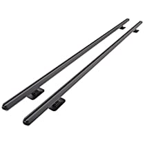 Bed Rails, 97.6,  in. Bed, Powdercoated Textured Black, Aluminum, Set of 2 - 