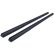 DZ99750TB Bed Rails - Powdercoated Textured Black, Aluminum, Direct Fit, Set of 2