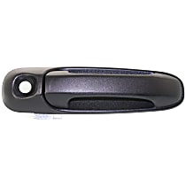 Front, Driver Side Exterior Door Handle, Textured Black, With Key Hole