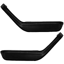 412PLR-15013 Arm Rest - Black, Direct Fit, Set of 2