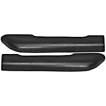 990PLR-15013 Arm Rest - Black, Direct Fit, Set of 2
