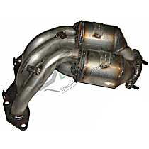 Front Catalytic Converter, 4 Cyl 2.4L, Federal EPA Standard, 46-State Legal (Cannot ship to CA, CO, NY or ME), Manifold Converter, Exact Fit Series