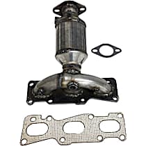 Front, Driver Side Catalytic Converter, 6 Cyl 3.3L, Federal EPA Standard, 46-State Legal (Cannot ship to CA, CO, NY or ME), Manifold Converter - Radiator Side, Exact Fit Series