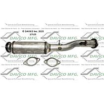 Rear Catalytic Converter, 4 Cyl 2.0L, Federal EPA Standard, 46-State Legal (Cannot ship to CA, CO, NY or ME), Turbocharged, Exact Fit Series
