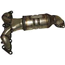 Front Catalytic Converter, 4 Cyl 2.0L, Federal EPA Standard, 46-State Legal (Cannot ship to CA, CO, NY or ME), Manifold Converter, Curved Outlet, Exact Fit Series