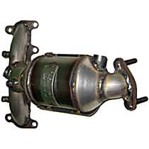Front, Driver Side Catalytic Converter, 6 Cyl 2.7L, Federal EPA Standard, 46-State Legal (Cannot ship to CA, CO, NY or ME), 4WD, Manifold Converter - Radiator Side, Exact Fit Series