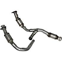 Front Catalytic Converter, 8 Cyl 6.2L, Federal EPA Standard, 46-State Legal (Cannot ship to CA, CO, NY or ME), OE system is a welded assembly, left and right assembly required for full replacement.