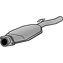 DR-005 Center Catalytic Converter, Federal EPA Standard, 46-State Legal (Cannot ship to CA, CO, NY or ME), Exact Fit Series