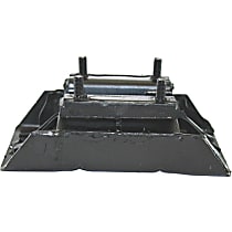 A2858 Transfer Case Mount - Black, Metal and Rubber, Direct Fit