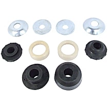 TD617W Radius Arm Bushing - Black, Steel, Plastic, Rubber, Direct Fit, Sold individually