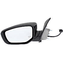 Driver Side Mirror, Power Adjust, Heated, Paintable, Manual Folding, No Signal Light, No Blind Spot Feature, No Memory, No Puddle Light, No Auto-Dimming