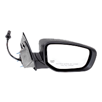 Passenger Side Mirror, Power, Manual Folding, Heated, Paintable, No Signal Light, No Memory, No Puddle Light, No Auto-Dimming, No Blind Spot Feature