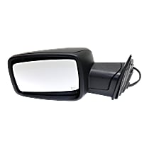 Driver Side Mirror, Non-Towing, Power, Power Folding, Heated, Textured Black, In-housing Signal Light, Without memory, With Puddle Light, Without Auto-Dimming, Without Blind Spot Feature