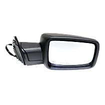Passenger Side Mirror, Non-Towing, Power, Power Folding, Heated, Textured Black, In-housing Signal Light, Without memory, With Puddle Light, Without Auto-Dimming, Without Blind Spot Feature