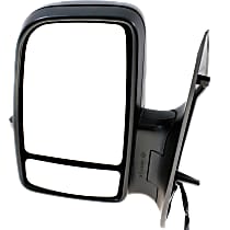Driver Side Mirror, Non-Towing, Power, Manual Folding, Heated, Textured Black, In-housing Signal Light, Without memory, Without Puddle Light, Without Auto-Dimming, With Blind Spot Glass