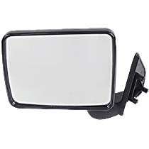 Driver Side Mirror, Manual Adjust, Manual Folding, Non-Heated, Paintable, No Signal Light, No Memory, No Puddle Light, No Auto-Dimming, No Blind Spot Feature