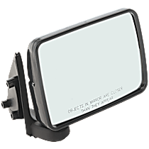 Passenger Side Mirror, Manual Adjust, Manual Folding, Non-Heated, Paintable, No Signal Light, No Memory, No Puddle Light, No Auto-Dimming, No Blind Spot Feature