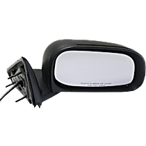 Passenger Side Mirror, Power Adjust, Non-Heated, Manual Folding, Textured Black, No Signal Light, No Memory, No Puddle Light, No Auto-Dimming, No Blind Spot Feature