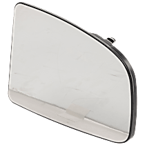 Driver Side, Upper Mirror Glass, Heated, No Blind Spot Sensor, For Models without Towing Mirror