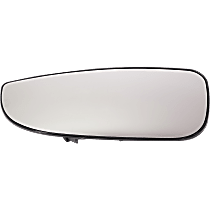 Mirror Glass, Driver Side, Lower, Non-Heated, No Blind Spot Feature, For Models With Manual Folding Mirror, With Non-Towing Mirror