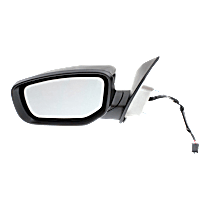 Driver Side Mirror, Power, Manual Folding, Non-Heated, Paintable, No Signal Light, No Memory, No Puddle Light, No Auto-Dimming, No Blind Spot Feature