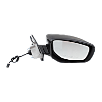 Passenger Side Mirror, Power, Manual Folding, Non-Heated, Paintable, No Signal Light, No Memory, No Puddle Light, No Auto-Dimming, No Blind Spot Feature