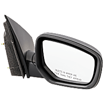 Passenger Side Mirror, Manual Adjust, Non-Heated, Manual Folding, Textured Black, No Signal Light, No Memory, No Puddle Light, No Auto-Dimming, No Blind Spot Feature