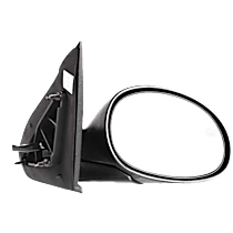Passenger Side Mirror, Power, Manual Folding, Heated, Paintable, No Signal Light, No Memory, No Puddle Light, No Auto-Dimming, No Blind Spot Feature