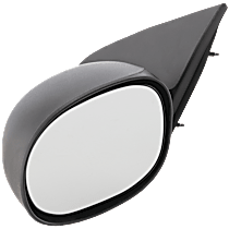 Driver Side Mirror, Manual Adjust, Non-Folding, Non-Heated, Paintable, No Signal Light, No Memory, No Puddle Light, No Auto-Dimming, No Blind Spot Feature